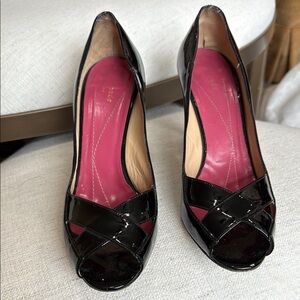 Kate Spade Black Patent Leather Heels